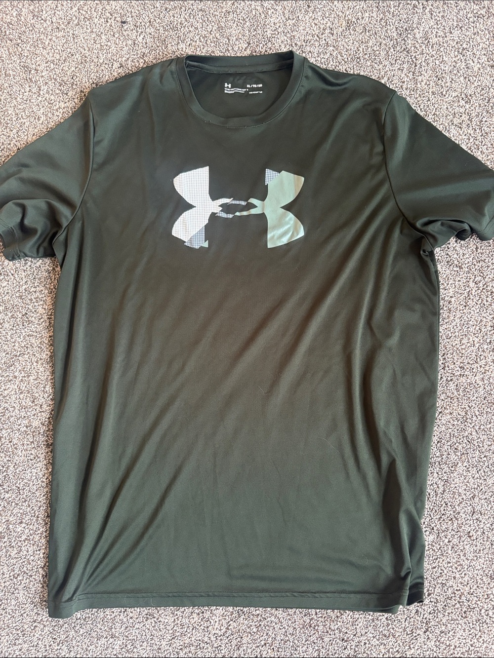 Under Armour Men’s Short Sleeve Logo Tee - Dark Olive